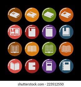 book icon set