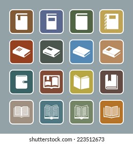 book icon set