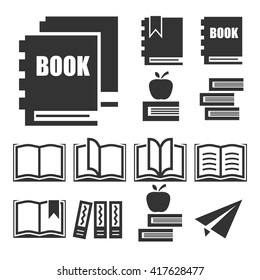 book icon set