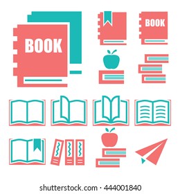 book icon set