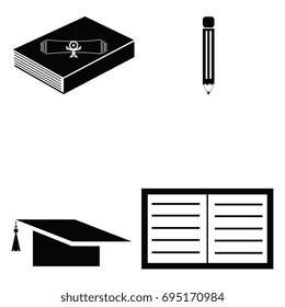book icon set