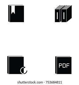 book icon set