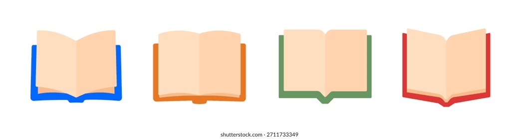book icon set. books icon