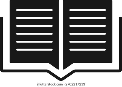 Symbolsatz für Bücher. Symbole für Bildung, Lesen und Wissen. Bibliothek und E-Reader-Zeichen. Symbolsammlung für Storytelling, Recherche und Content Management