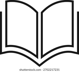 Symbolsatz für Bücher. Symbole für Bildung, Lesen und Wissen. Bibliothek und E-Reader-Zeichen. Symbolsammlung für Storytelling, Recherche und Content Management