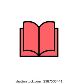 Book icon set illustration. open book sign and symbol. ebook icon