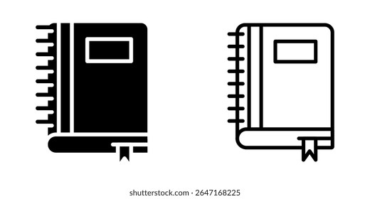 Icono de libro sobre fondo blanco