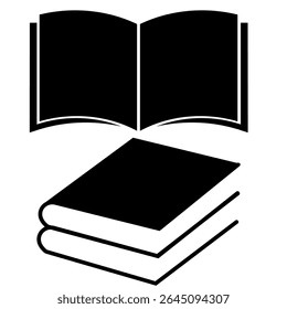 Book icon set. open book icon vector. ebook icon,eps10