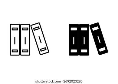 Conjunto de ícones de livro. abre o vetor de ícones de livro. Coleção de ícones de livros literários. Ícone do livro em pé sobre fundo branco