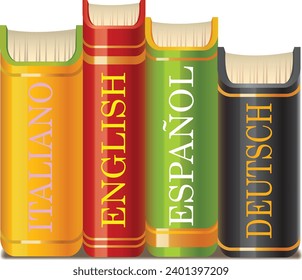 Book Icon set. Book symbol. Vector illustration