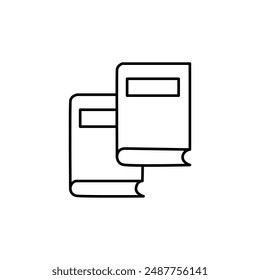 Book icon set. vector icon