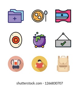 book icon set. vector set about reading, cauldron, hebrew and open icons set.