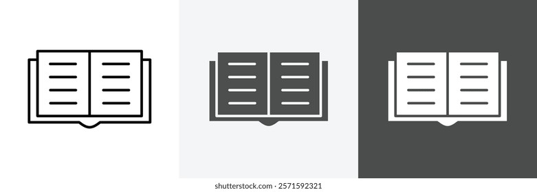Book icon set vector art