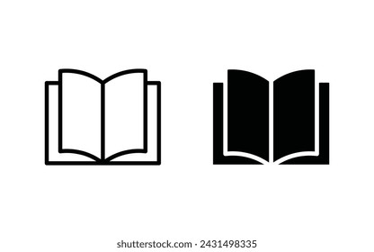 Book icon set vector. book icon collection