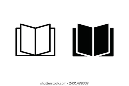 Book icon set vector. book icon collection