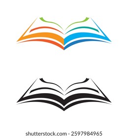 Book icon set. book vector illustration. Editable stoke eps 10