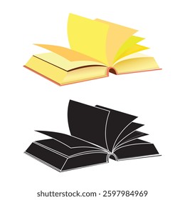 Book icon set. book vector illustration. Editable stoke eps 10