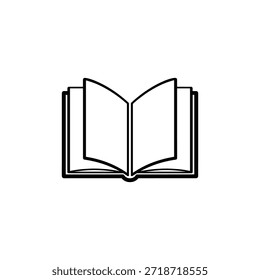 ícone de livro definir vetor. Ícone linear definido. 