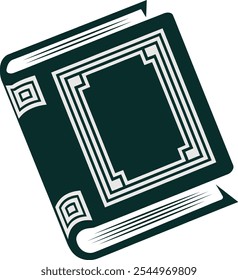 Buch Symbol Set Vektor. Buchzeichen und -symbol öffnen. e Buch Ikone Schule Ikone Bücher geöffnet, geschlossen schwarze Ikone auf weiß gesetzt.