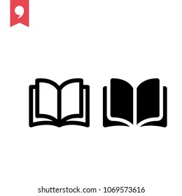 book icon, sign design