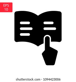 book icon. sign design