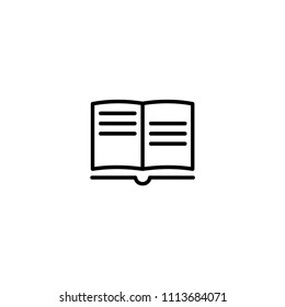 Book icon. sign design