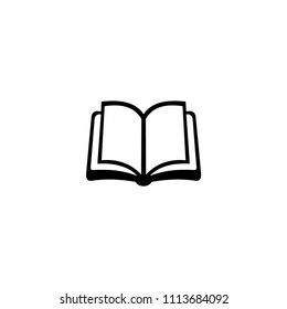 Book icon. sign design