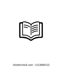 Book icon. sign design