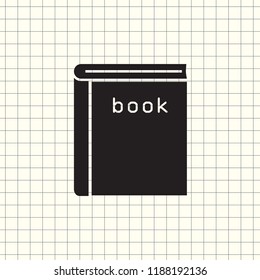 book icon. sign design