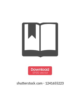 book icon. sign design