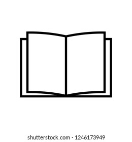 book icon. sign design