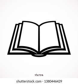 book icon. sign design