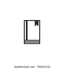 book icon. sign design