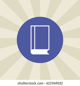 book icon. sign design. background