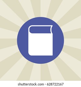 book icon. sign design. background