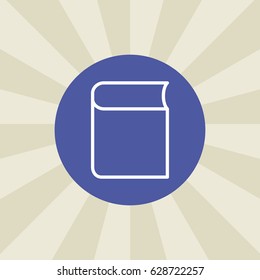 book icon. sign design. background