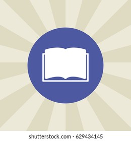 book icon. sign design. background
