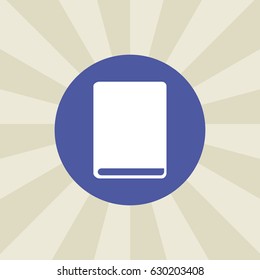 book icon. sign design. background