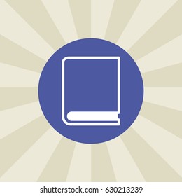 book icon. sign design. background
