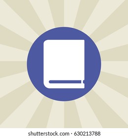 book icon. sign design. background