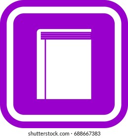 Book icon , sign design (fill)