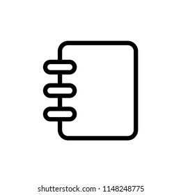 Book icon. sign design illustration.
