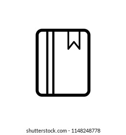 Book icon. sign design illustration.