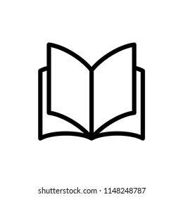 Book icon. sign design illustration.