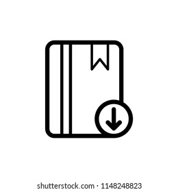 Book icon. sign design illustration.
