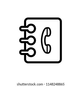 Book icon. sign design illustration.