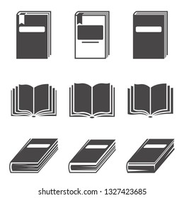 Book icon. sign design. Learning education book shop.