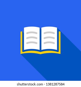 Book icon. sign design. Learning education book shop.