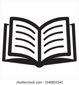 book icon. sign design vector