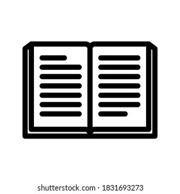 book icon. sign design. vector illustration